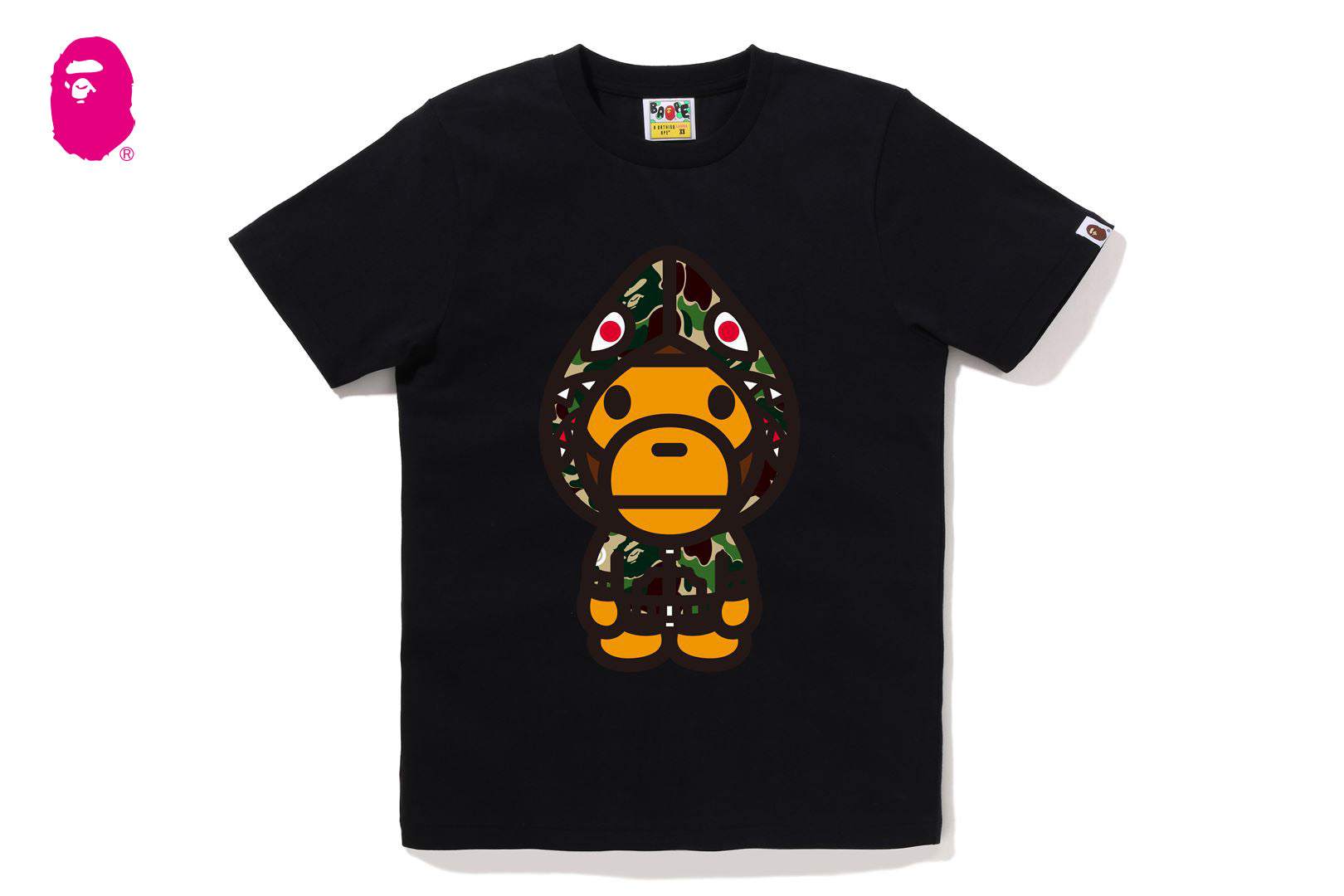 GLOW IN THE DARK MILO SHARK TEE | bape.com