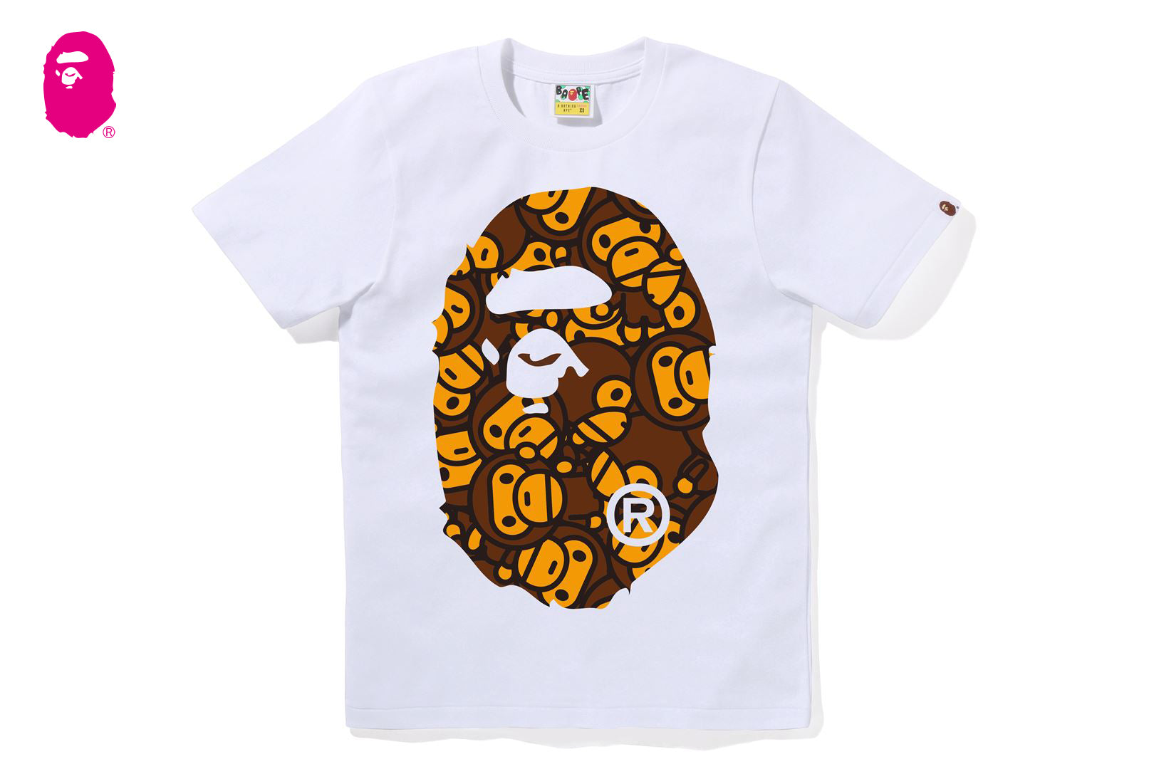 ALL BABY MILO BIG APE HEAD TEE | bape.com