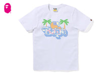 PALM TREE PATTERN MILO ON BAPE TEE