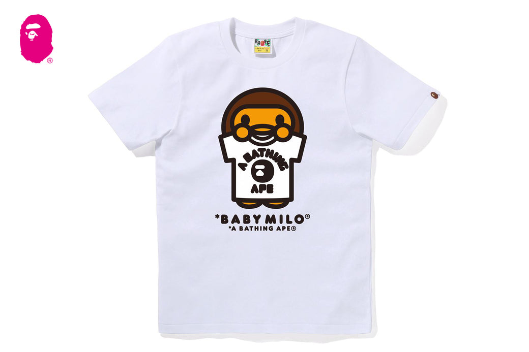 bape milo college tee　エイプべイプ　Tシャツ　カレッジロゴ A BATHING APE® College Monogram Baby Milo Tee | Bape