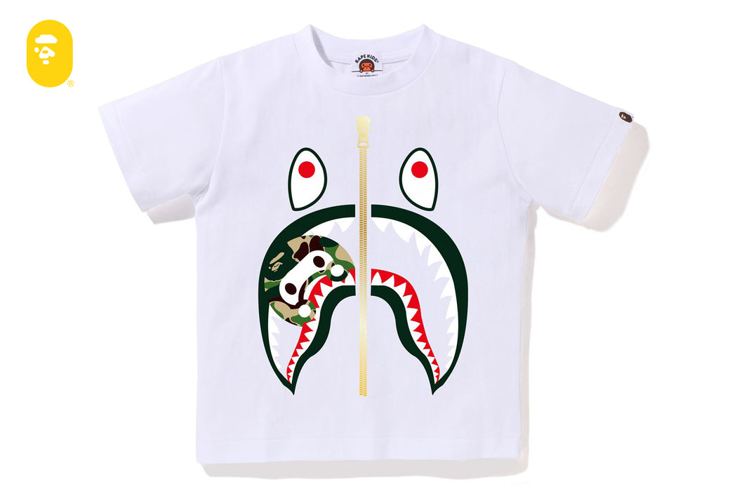 ABC CAMO MILO SHARK TEE | bape.com