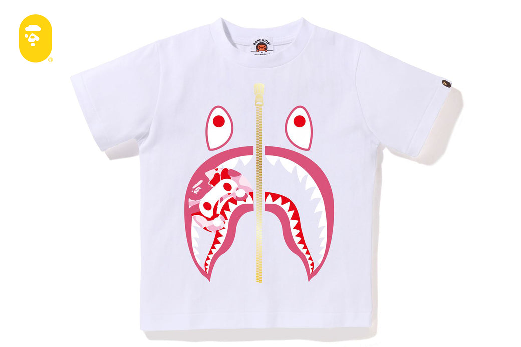 ABC CAMO MILO SHARK TEE | bape.com