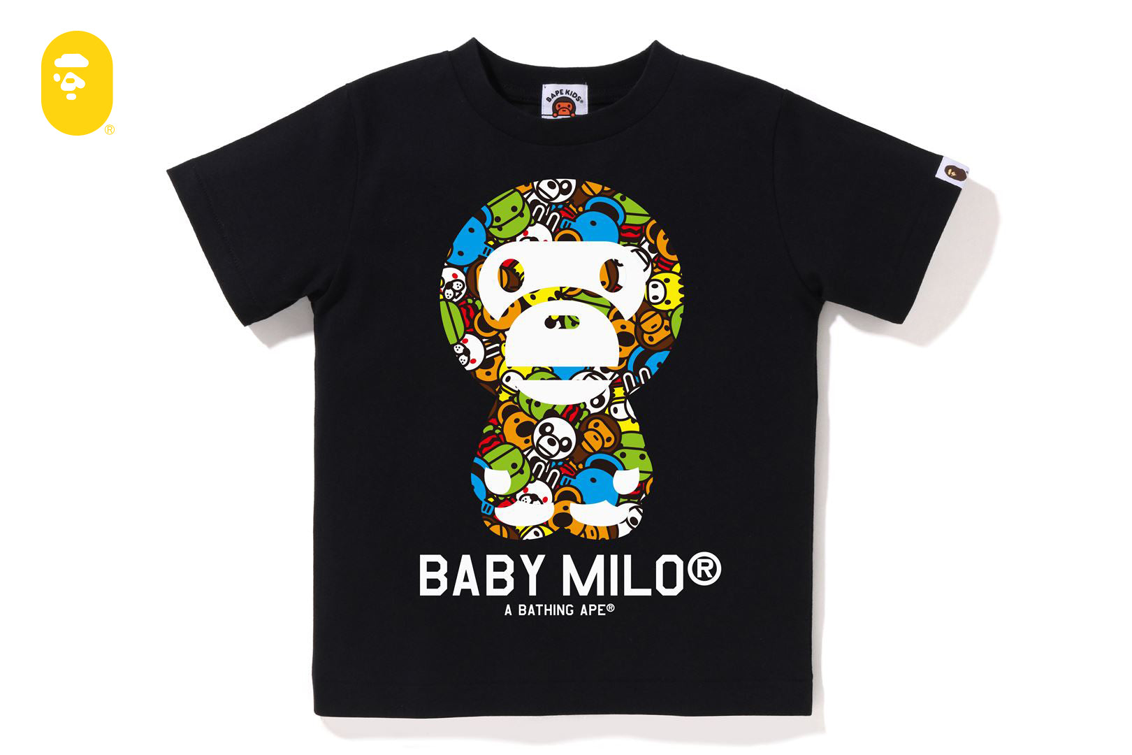 a bathing ape baby milo マルチカラー カモ ポロシャツ a bathing ape baby milo マルチカラー カモ ポロシャツ