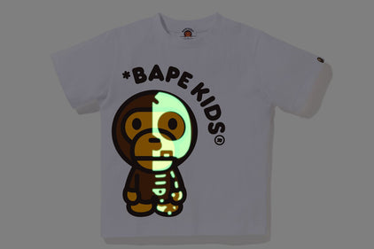 BABY MILO SKULL GLOW IN THE DARK TEE