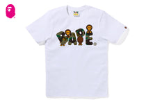 1ST CAMO MILO BAPE LOGO TEE