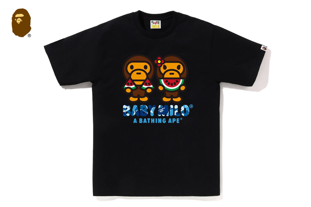 ABC CAMO BABY MILO WATER MELON SUMMER TEE | bape.com