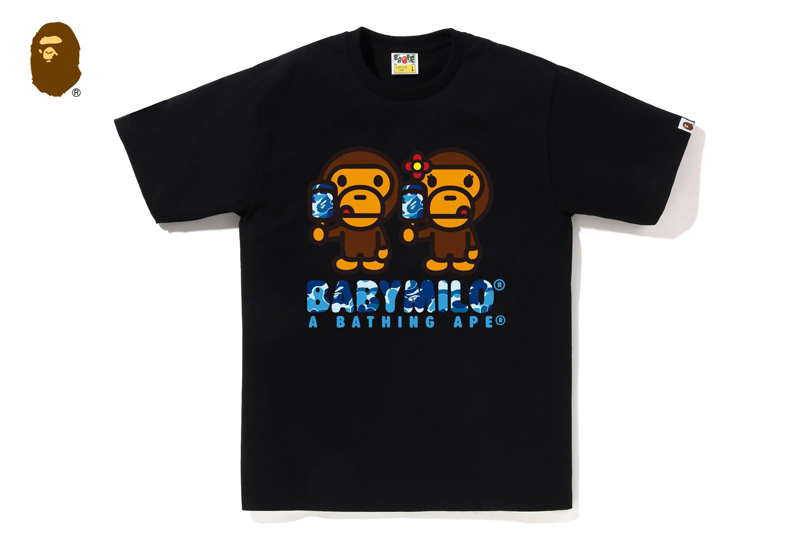 トップス ABC CAMO BIG BABY MILO TEE L ABC CAMO BIG BABY MILO TEE | bape.com