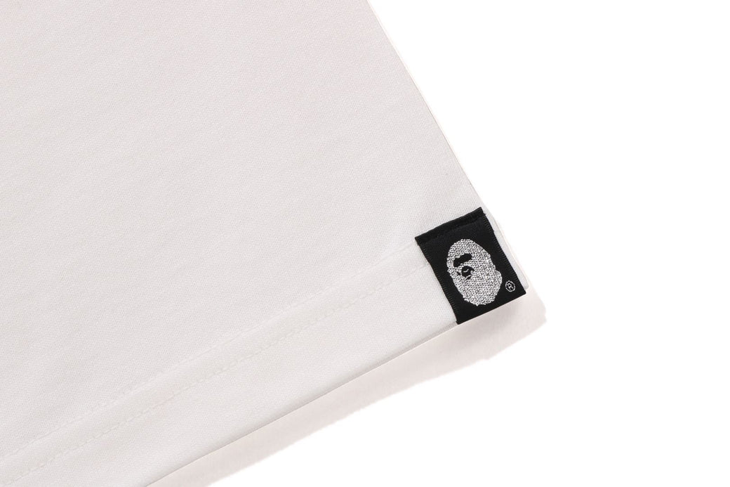 白S SWAROVSKI BABY MILO TEE bape Tシャツ　ラメ SWAROVSKI BABY MILO TEE | bape.com