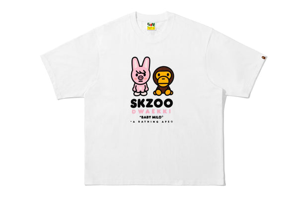 BAPE X STRAY KIDS 】DWAEKKI BABY MILO TEE | bape.com