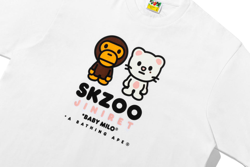 BAPE X STRAY KIDS 】JINIRET BABY MILO TEE | bape.com