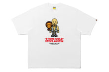 【 BAPE X WWE 】STONE COLD STEVE AUSTIN BABY MILO RELAXED FIT TEE