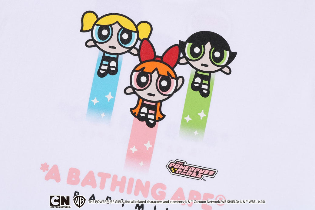 THE POWERPUFF GIRLS X BAPE 】BABY MILO TEE | bape.com