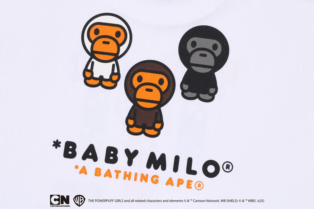 THE POWERPUFF GIRLS X BAPE 】BABY MILO TEE | bape.com