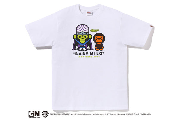 THE POWERPUFF GIRLS X BAPE 】BABY MILO MOJO JOJO TEE | bape.com