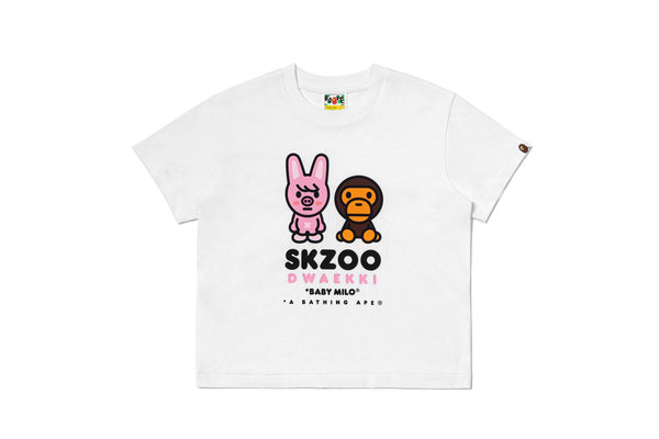 BAPE X STRAY KIDS 】DWAEKKI BABY MILO TEE | bape.com