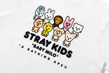 【 BAPE X STRAY KIDS 】BABY MILO WITH SKZOO FAMILY RELAXED FIT TEE