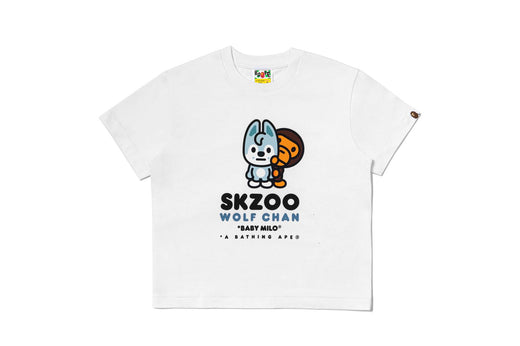 【 BAPE X STRAY KIDS 】WOLF CHAN BABY MILO TEE