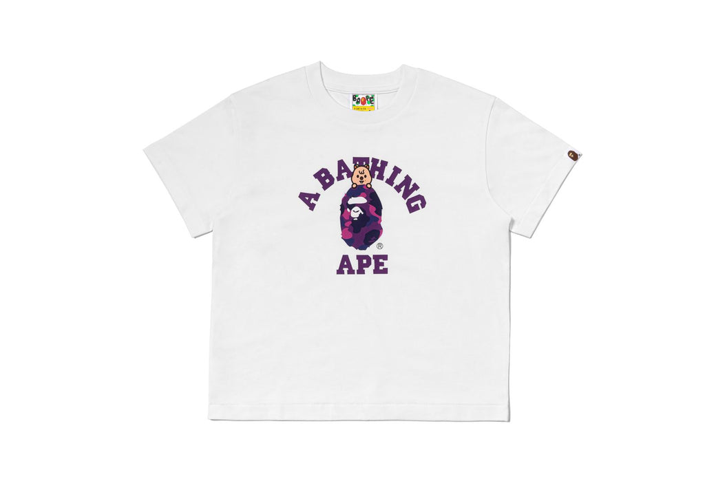 BAPE X STRAY KIDS 】HAN QUOKKA COLLEGE TEE | bape.com