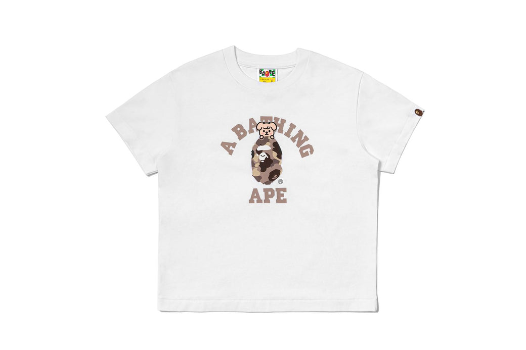 BAPE X STRAY KIDS 】PUPPYM COLLEGE TEE | bape.com