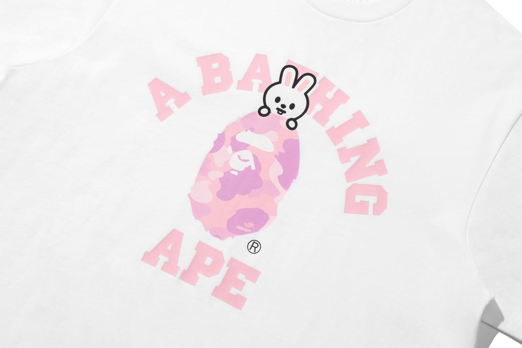 BAPE X STRAY KIDS 】LEEBIT COLLEGE TEE | bape.com