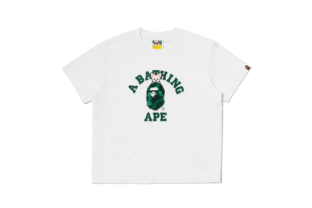 BAPE X STRAY KIDS 】FOXI.NY COLLEGE TEE | bape.com