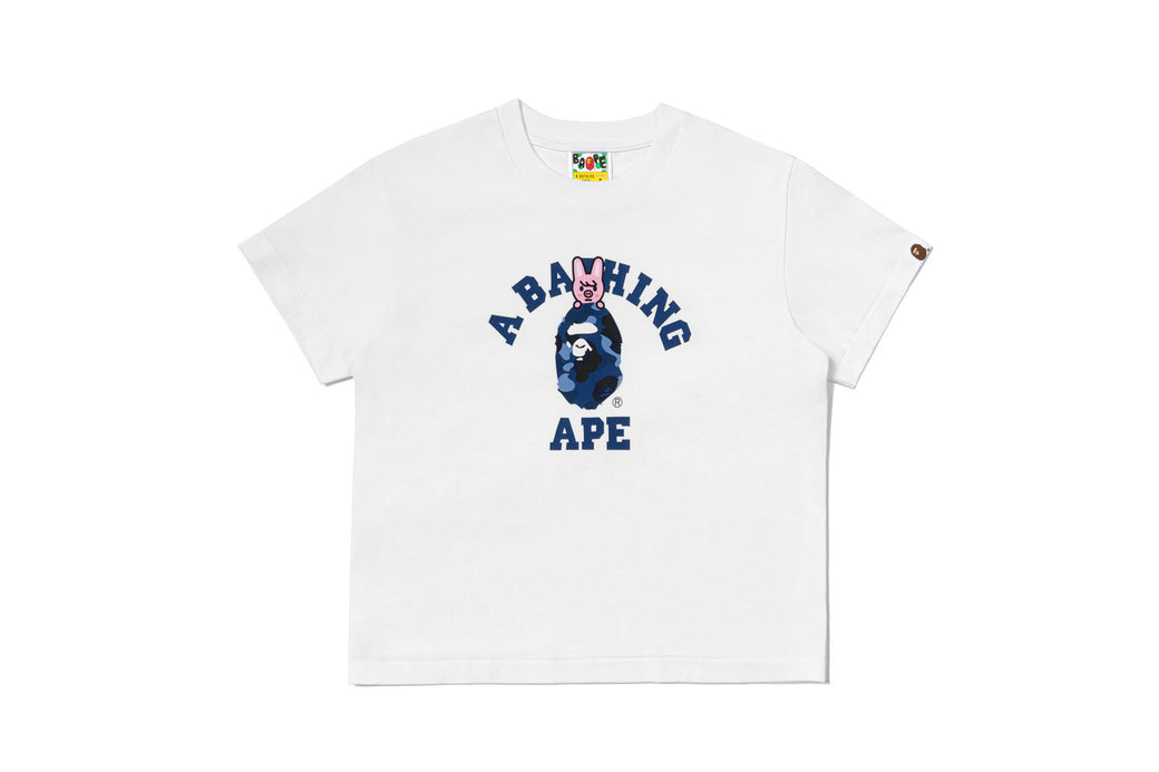 BAPE X STRAY KIDS 】DWAEKKI COLLEGE TEE | bape.com