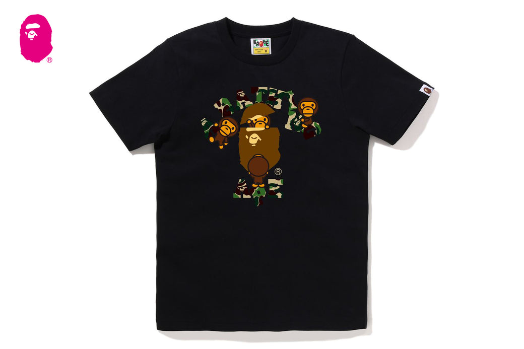 ABC CAMO COLLEGE MILO TEE | bape.com
