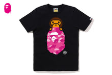 COLOR CAMO MILO ON APE HEAD TEE