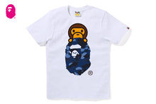 COLOR CAMO MILO ON APE HEAD TEE