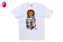 ART CAMO MILO ON APE HEAD TEE