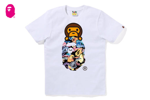 ART CAMO MILO ON APE HEAD TEE