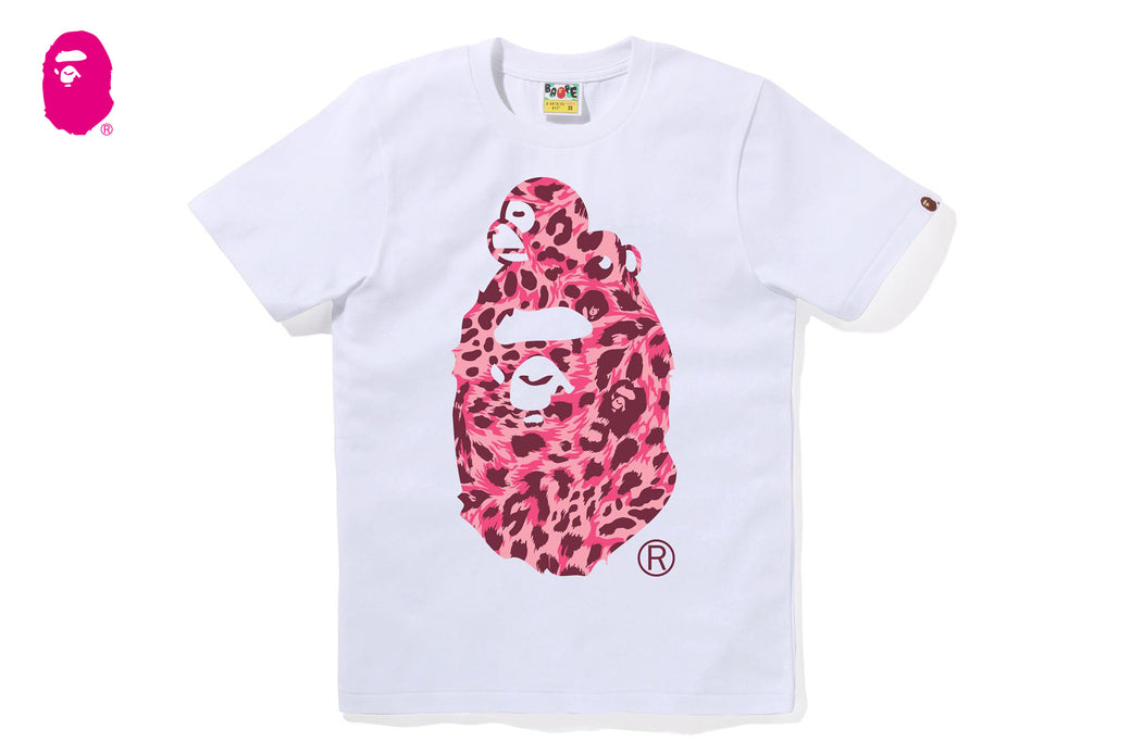WILD LEOPARD PATTERN MILO ON BIG APE TEE | bape.com