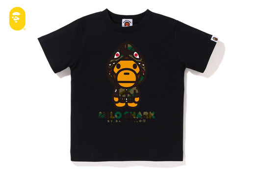 1ST CAMO MILO SHARK FZH TEE | bape.com