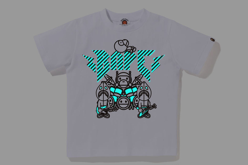 新品未使用 BABY MILO ROCK BAND RLX TEE ブラック Buy BAPE Baby Milo Rock Band RLX Tee 'Black' - 2G80 110 016