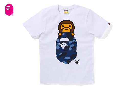 COLOR CAMO MILO ON APE HEAD TEE