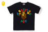 MULTI COLOR TEXT COLLEGE MILO TEE