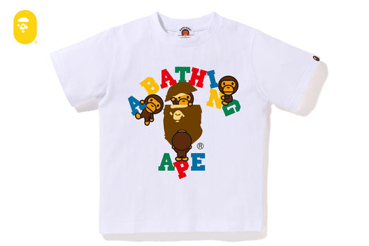 MULTI COLOR TEXT COLLEGE MILO TEE