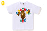 MULTI COLOR TEXT COLLEGE MILO TEE