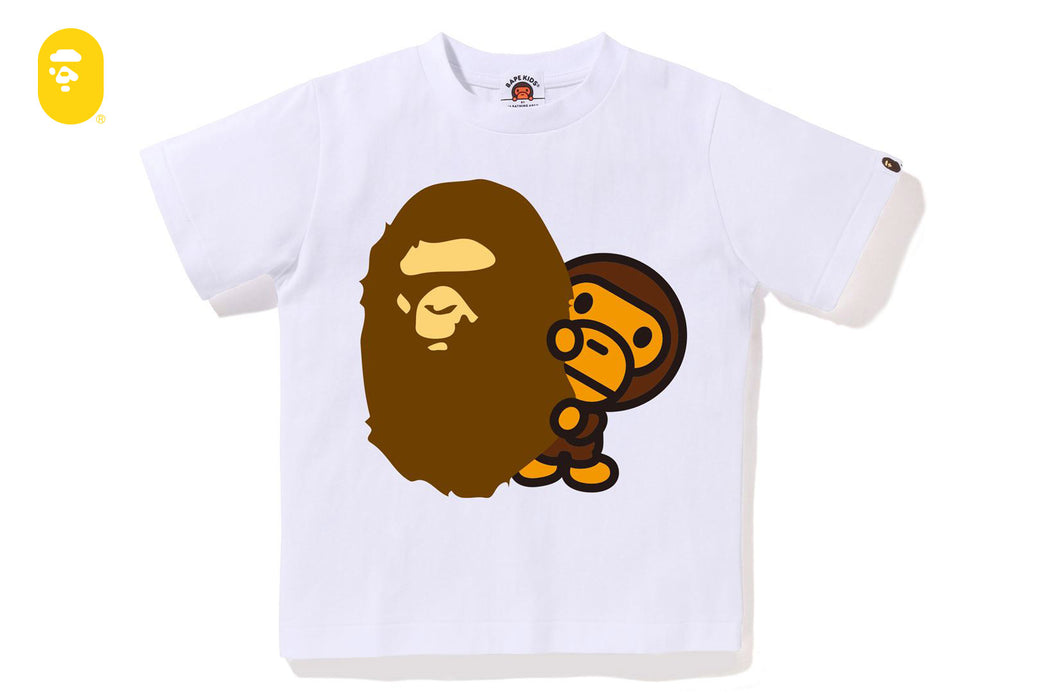 APE HEAD & BABY MILO TEE | bape.com