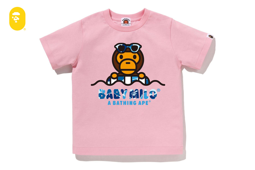 トップス A BATHING APE MILO FLOAT SUMMER TEE ABC CAMO MILO FLOAT SUMMER TEE | bape.com