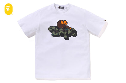 1ST CAMO MILO ON BAPE TEE