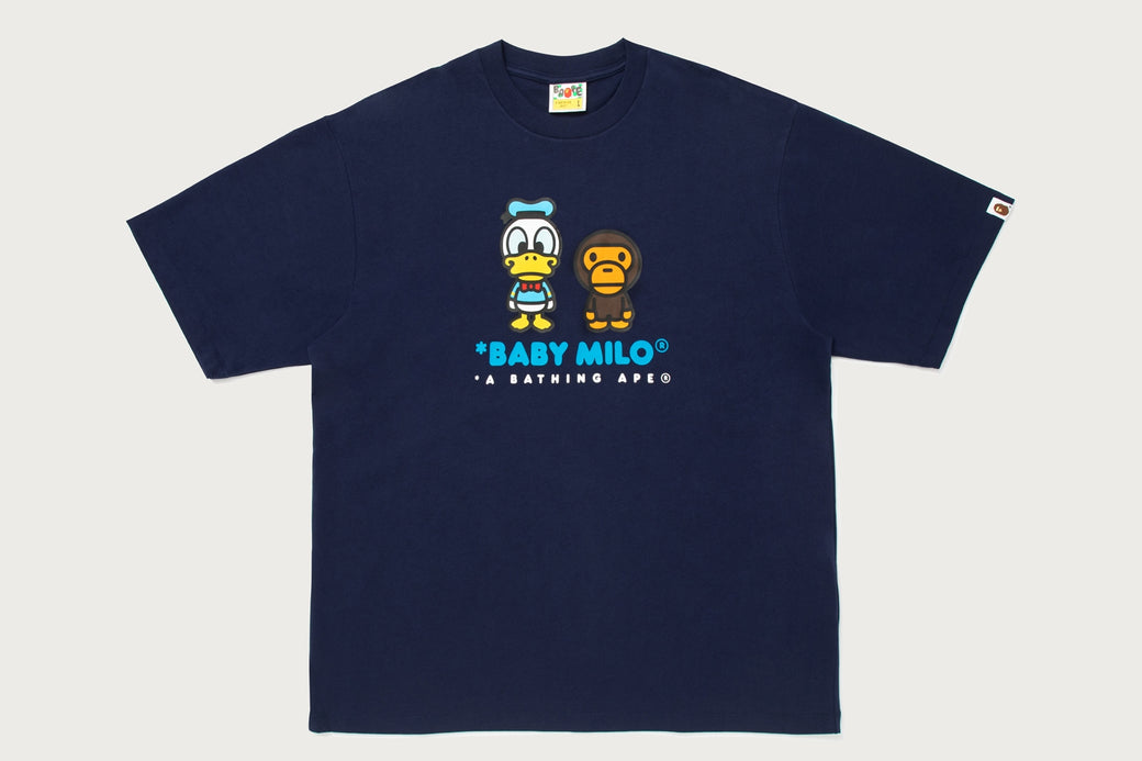 BAPE X DISNEY 】DONALD DUCK BABY MILO RELAXED FIT TEE | bape.com