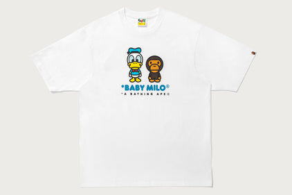 【 BAPE X DISNEY 】DONALD DUCK BABY MILO RELAXED FIT TEE