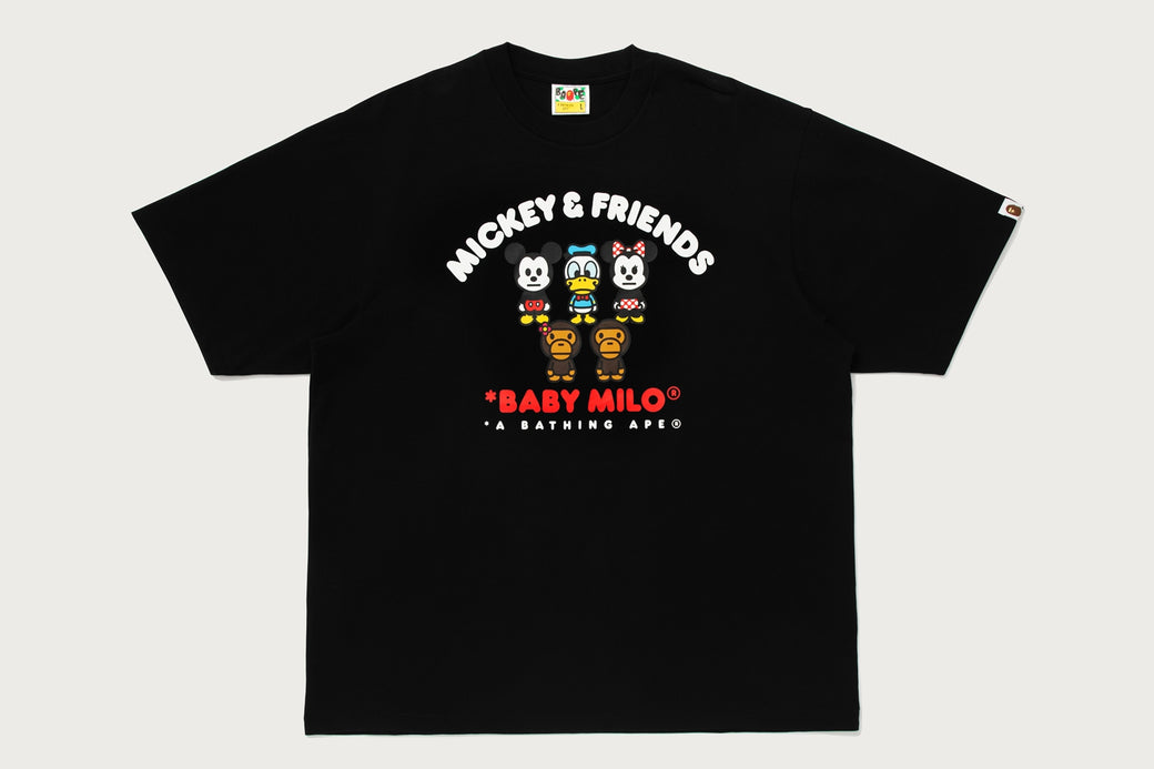 BAPE X DISNEY 】MICKEY & FRIENDS BABY MILO RELAXED FIT TEE | bape.com