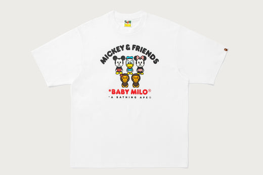 【 BAPE X DISNEY 】MICKEY & FRIENDS BABY MILO RELAXED FIT TEE