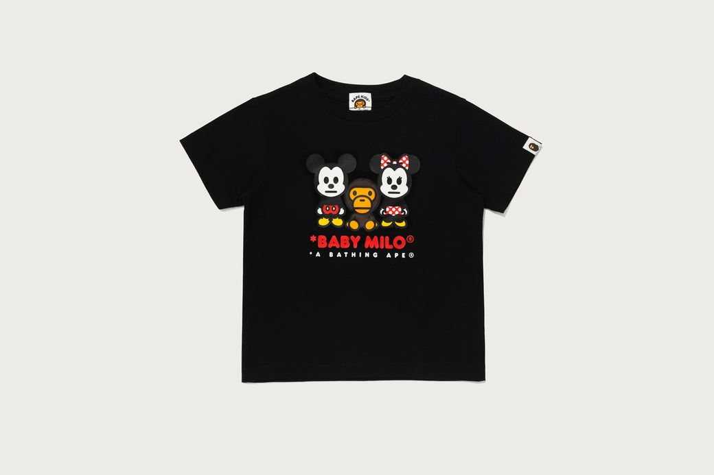 BAPE X DISNEY 】MICKEY & MINNIE MOUSE BABY MILO TEE | bape.com