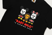 【 BAPE X DISNEY 】MICKEY & MINNIE MOUSE BABY MILO TEE
