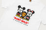 【 BAPE X DISNEY 】MICKEY & MINNIE MOUSE BABY MILO TEE