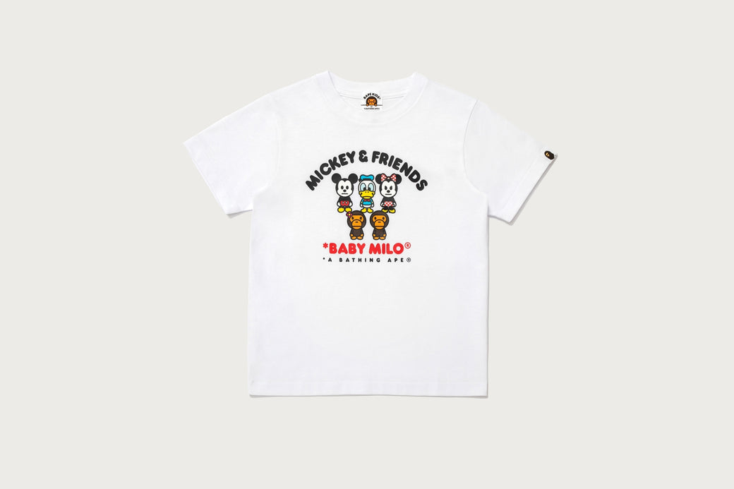 BAPE X DISNEY 】MICKEY & FRIENDS BABY MILO TEE | bape.com