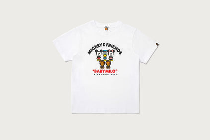 【 BAPE X DISNEY 】MICKEY & FRIENDS BABY MILO TEE